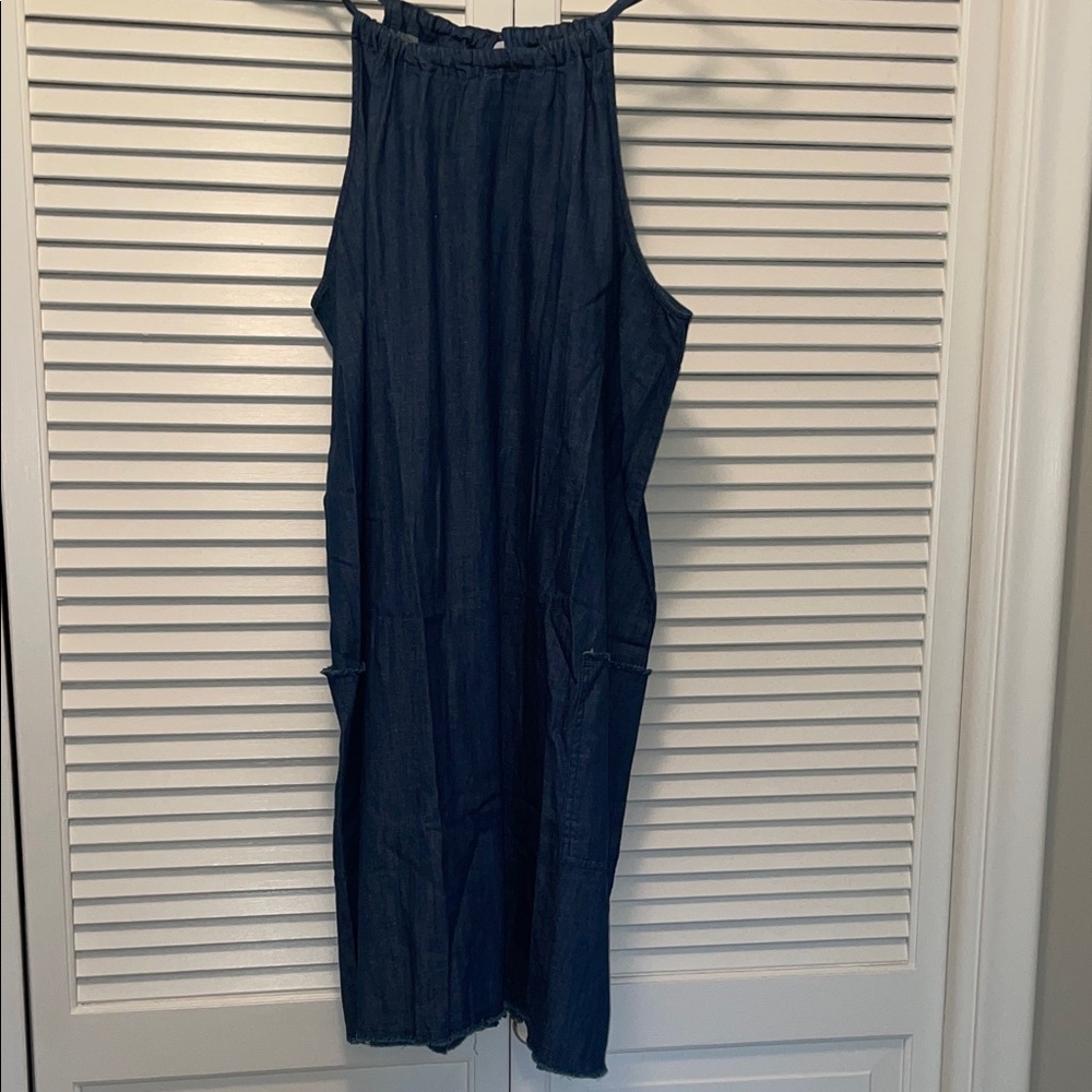 Old Navy Blue Denim Dress, XL